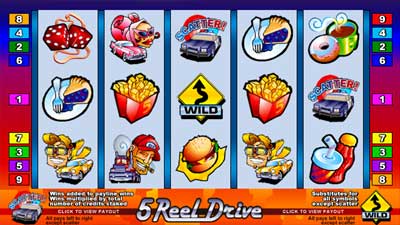 5 Reel Drive Slots Screenshot