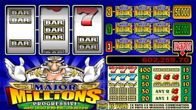 Major Millions Slots Screenshot