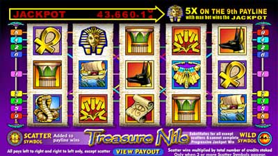 Treasure Nile Slots Screenshot