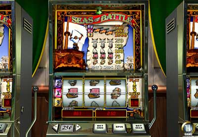Seas Of Battle Slots Screenshot